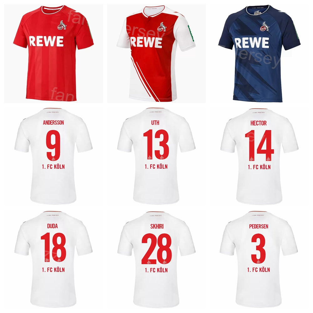 2022 2023 Soccer Cologne 15 Luca Kilian Jerseys Club 14 Jonas Hector 11 Florian Kainz 29 Jan Thielmann 7 Dejan Ljubicic 13 Mark Uth Football Shirt K