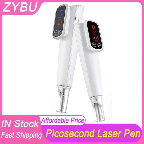 Mini Handheld Red Laser Light Picosecond Plasma Pen Treatment Tattoo Removal Defect Blackhead Skin Care Beauty Tool Scar Mole Freckle Remova