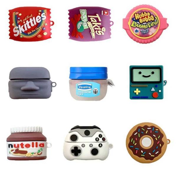 3D Cute Cartoon Earphone Case For Samsung Galaxy Buds 2 Pro FE Creativity Bubble Gum Snacks Cover For Samsung Buds 2-Live-Pro Y240810