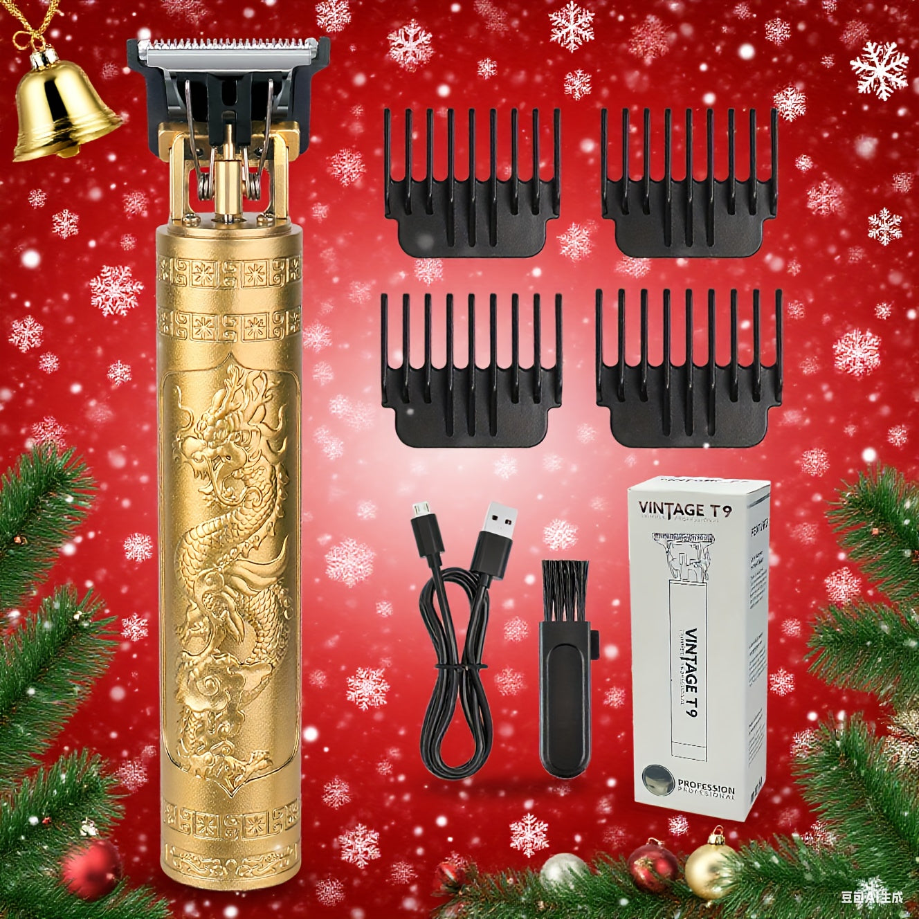 TEMU Kikido And Home Products-personal Care-shaving And Hair Removal-men's Shaving And Hair Removal Products-men's Beard Care-beard Trimmer, Electric