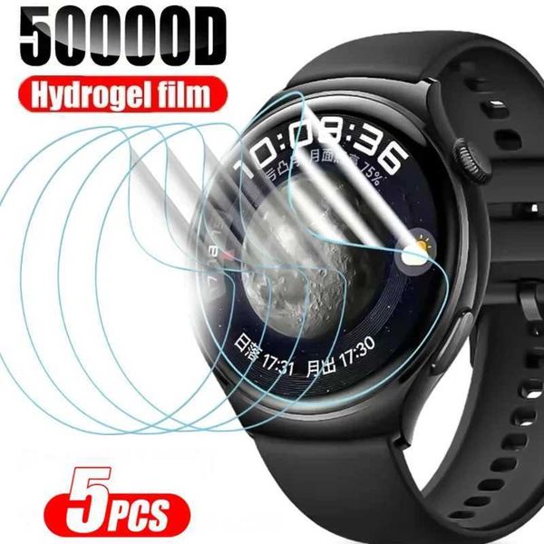 Screen Protector For Watch GT4-GT5 41mm 46mm Smartwatch Hydrogel Film For Watch GT3-GT5 Pro 42mm 46mm Not Glass Z250207