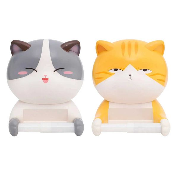 Cat Shape Toilet Paper Holder Resin Craft Kitchen Tissue Stand Rack Hanger M240824
