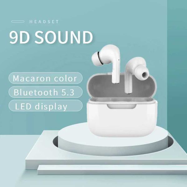 Cell Phone Earphones New PRO10 Wireless Earphones Bluetooth Compatible 5.0 Waterproof Earphones with Microphone Suitable for iPhone Pro10 Ea