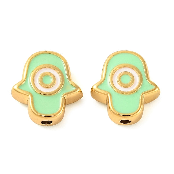 Perles de placage en laiton