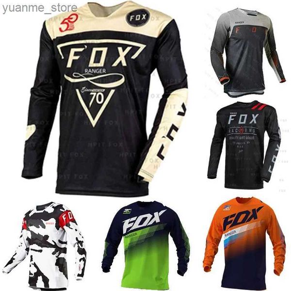 Cycling Shirts Tops 2022 Motorcycle Off road Mountain Enduro Bicycle Clothing Motorcycle Downhill T-shirt Cavalry Womens Bicycle Jersey BMX