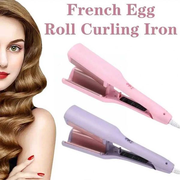 Hair Curlers Straighteners 1Pc Safety Curling Iron French V-shaped Anti slip Design Easy to Use Long Wave Rod Womens Supply H250112