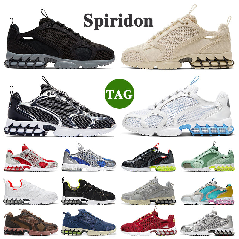 cheaper zoom spiridon caged 2 fossil mens trainers women running shoes triple black Fossils Varsity Royal outdoor men sports sneakers runners