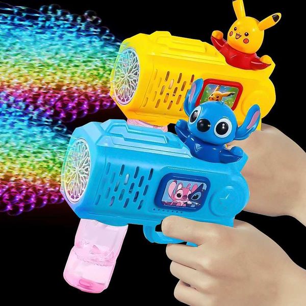 New Bubble Gun Toy Sewing Fully Automatic Bubble Machine Bubble Gun Outdoor Beach Game Fantasy Toy Boy Girl GiftW240902