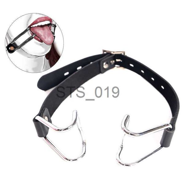 Other Health Beauty Items Bdsm Slave Metal Claw Hook Mouth Spreader Oral Fixation Fetish Open Mouth Bite Gag SM Leather Bondage Oral Accesso