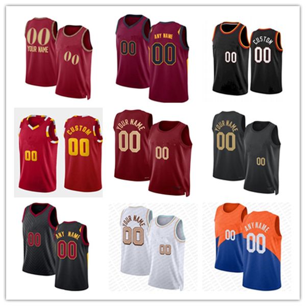 custom Jersey Men Women Youth 45 Donovan Mitchell 3 Caris LeVert 4 Evan Mobley 1 Max Strus Darius Garland Jarrett Allen Isaac Okoro Georges