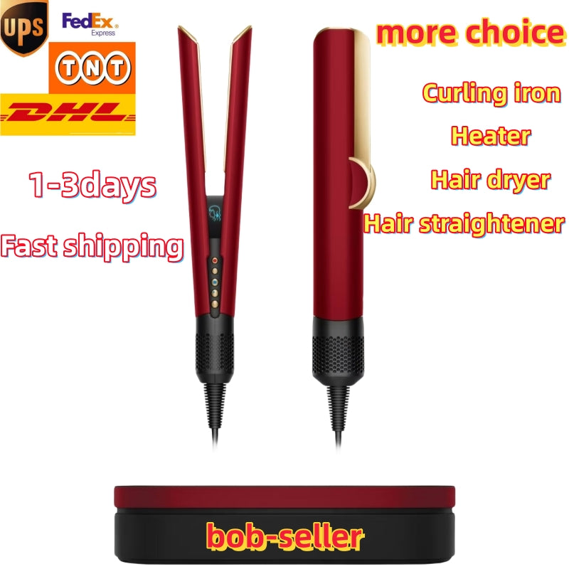 Hair straightener hair care and styling tool dry and wet dual-use 7-in-1 silent Curling Hair dryer hair salon multi-functional curly hair dryer for