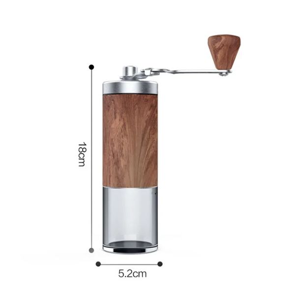 Manual Coffee Grinder Stainless Steel Hand Adjustable For Kitchen Portable Mills Coffee Espresso Press 250211
