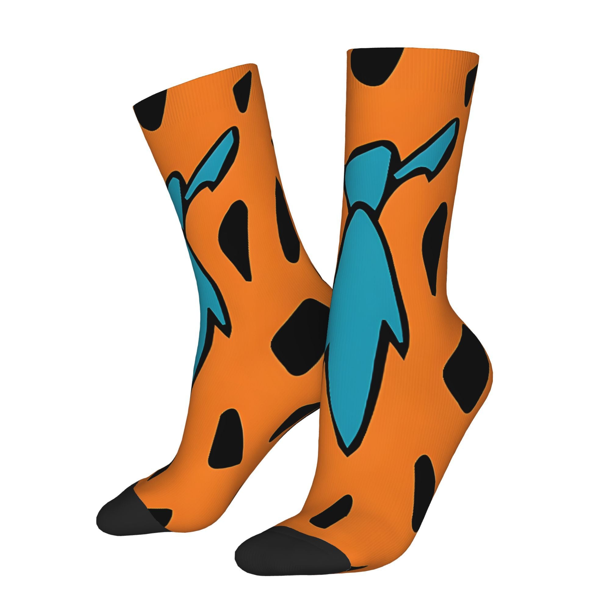 TEMU -inspired Men's Compression Socks - Novelty, Seamless Crew Design With | Christmas Gifts & Casual Attire, Christmas Decor