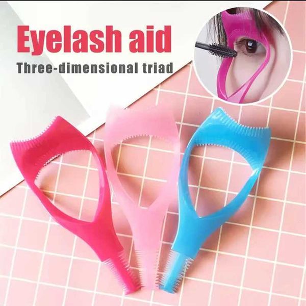 New Plastic Portable Mascara Shield Applicator Eyelash Guide Aids Eye Lash Cb Eyelash Curler Wen Girls E Makeup Tools Z250110