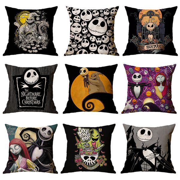 Cushion-Decorative Pillow Halloween Pillowcases Pumpkin Design 107 styles for Cushion Pillow Cover Square Case Slip Decoration