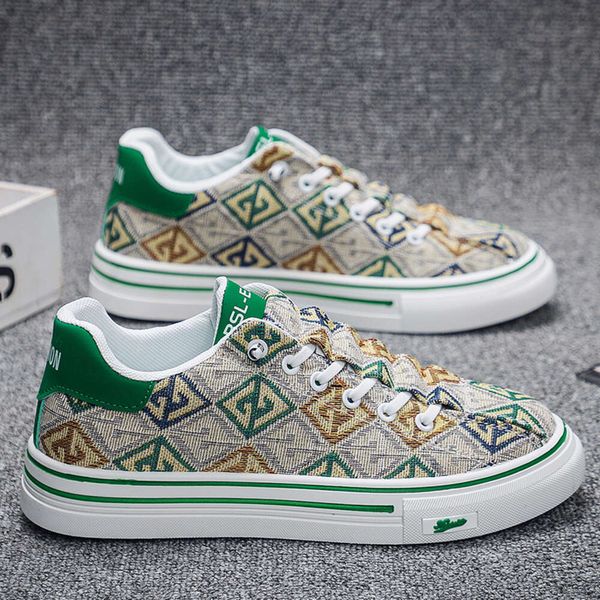 Fashion Men Casual Comfortable Mens Platform Classic Canvas Flats Hard-Wearing Sneakers Male Vulcanize Shoes 160d2