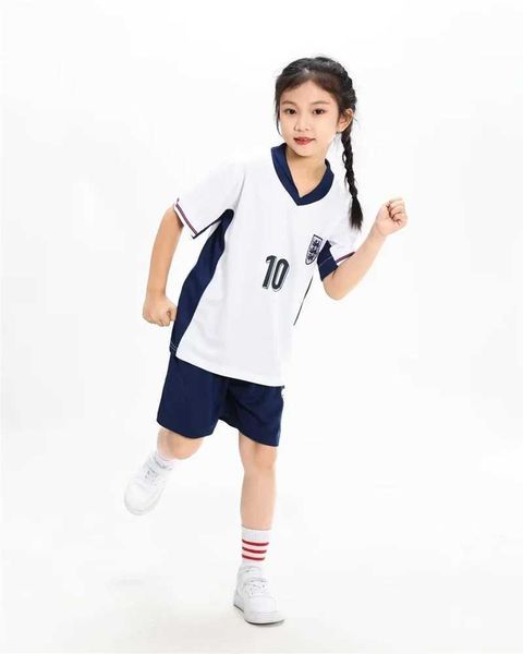 Jerseys Aldult Childrens Clothing Conjunto de futebol uniformes de futebol garoto menina menina bellingham 10Fans Jersey Treinamento Desde