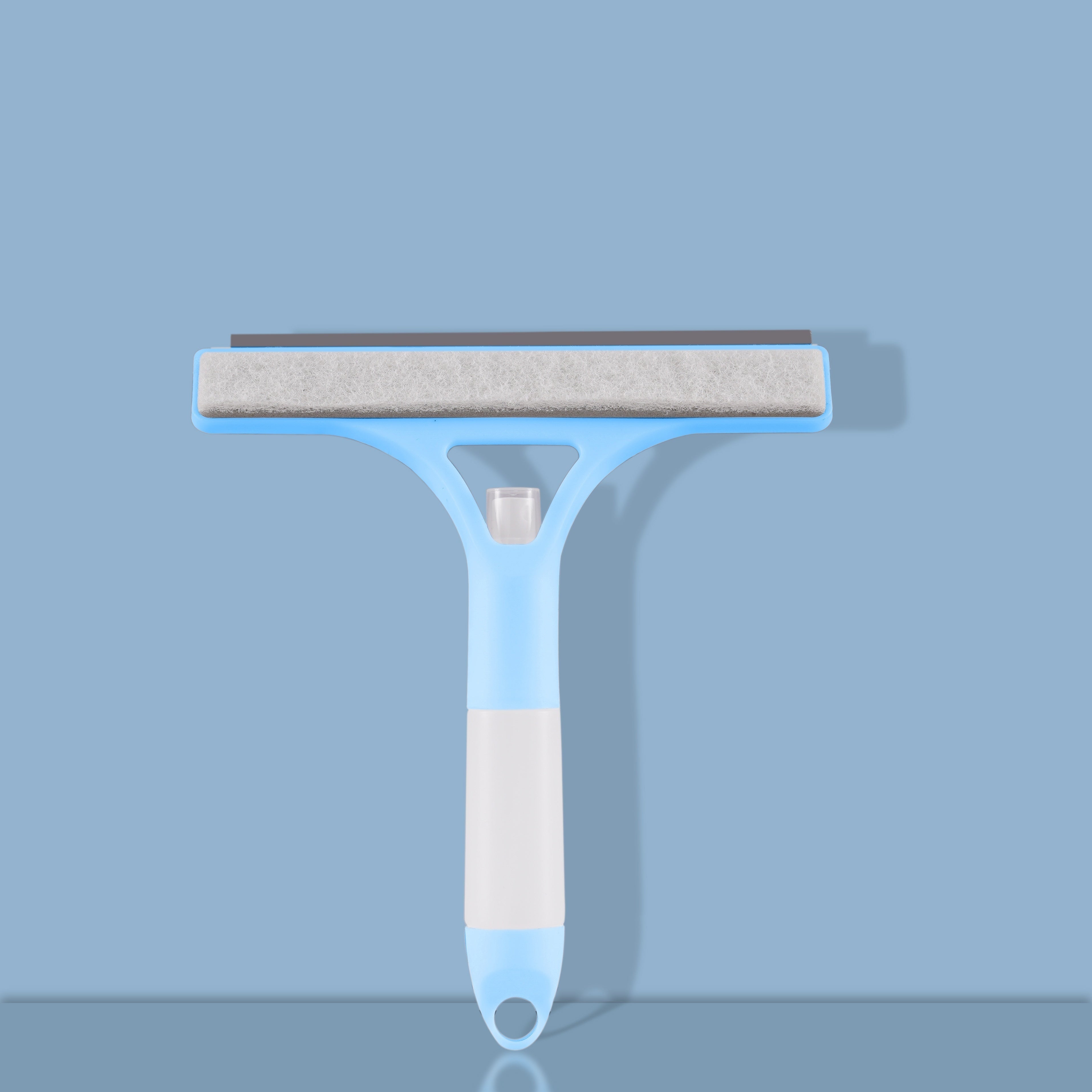 TEMU 3-in-1 Glass Wiper, Scraper & Sprayer With Ergonomic Handle & Yellow- - Heavy-duty Plastic Window, Shower, Car Windshield, Mirror, Tile Cleaner