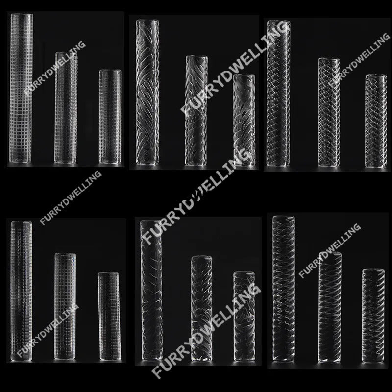 Accessories Dwe74 Hollow-Solid Sandblasting Pillars 6Mm*25Mm 6Mm*30Mm 6Mm*40Mm Quartz Pills For Terp Slurper Blender Banger Nails Glass Water