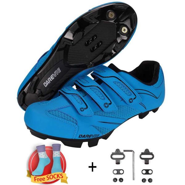 Sapatos de ciclismo Darevie 2024 mais recente MTB Self Lock Cycling Shoes Pro de alta qualidade CATS SPD TOE CABE
