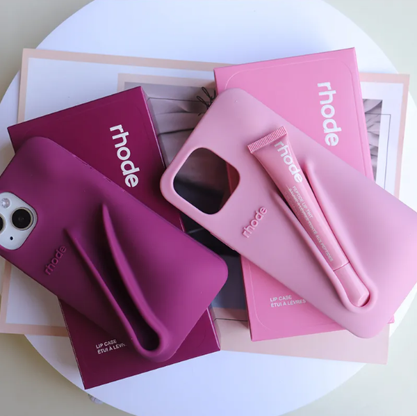 rhode phone case For iPhone 16 Pro Max case 16 15 Plus 14 Pro 13 12 Luxury Designer Fashion iphone case Lip Gloss Lipstick Lip Balm 3D Silic