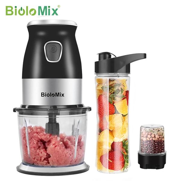 HT FREE BPA 500W Portable Personal Blender Mixer Food Processor With Chopper Bowl 600ml Juicer Bottle Meat Grinder Baby Maker 240109
