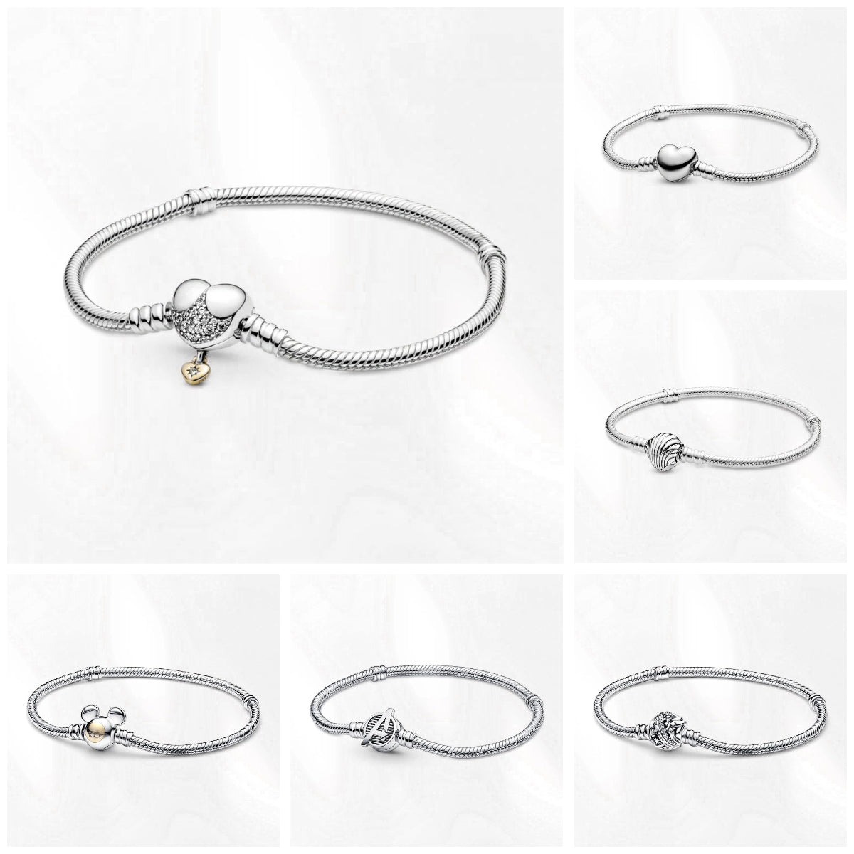 charm bracelet charms jewellery designer for women silver bracelet 925 Bead Braclets Copper Bohemian snake chain bangle designer dy bangle gifts for