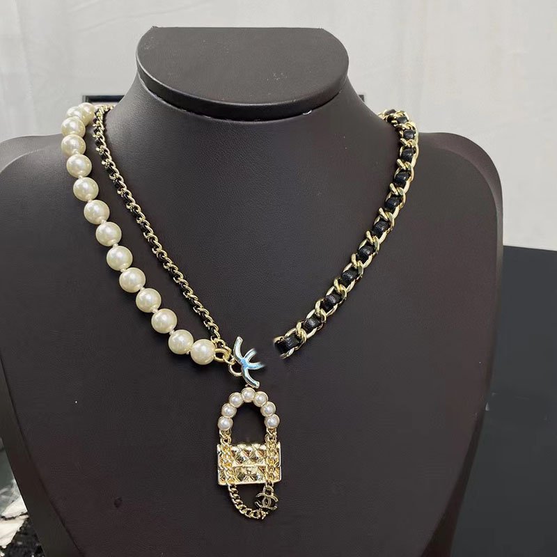 18 Style Fashion Women Luxury Designer Necklace Choker Pendant Chain 18K Gold Plated Stainless Steel Letter Necklaces Wedding Jewelry Accessories