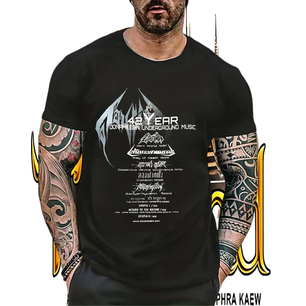 2024 Summer Men T Shirts Custom Print Plus Size Men Clothes T-Shirt Casual Crew Neck Cotton Breathable Designer Tees