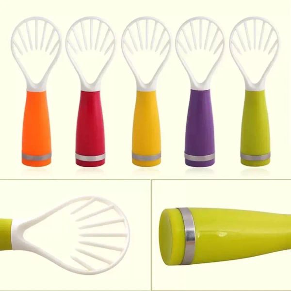 Kitchen Tools Multi-function Pitaya Fruit Removal Seed Corers Knife Plasti Into Strips Spoon