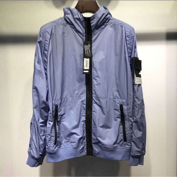 Mens Jackets Designer Pocket Topstoney Stones Jacket Long Sleeve Zipper Badges Men Company Casual Coat Windbreaker Embrodiery Mens Shirts Co