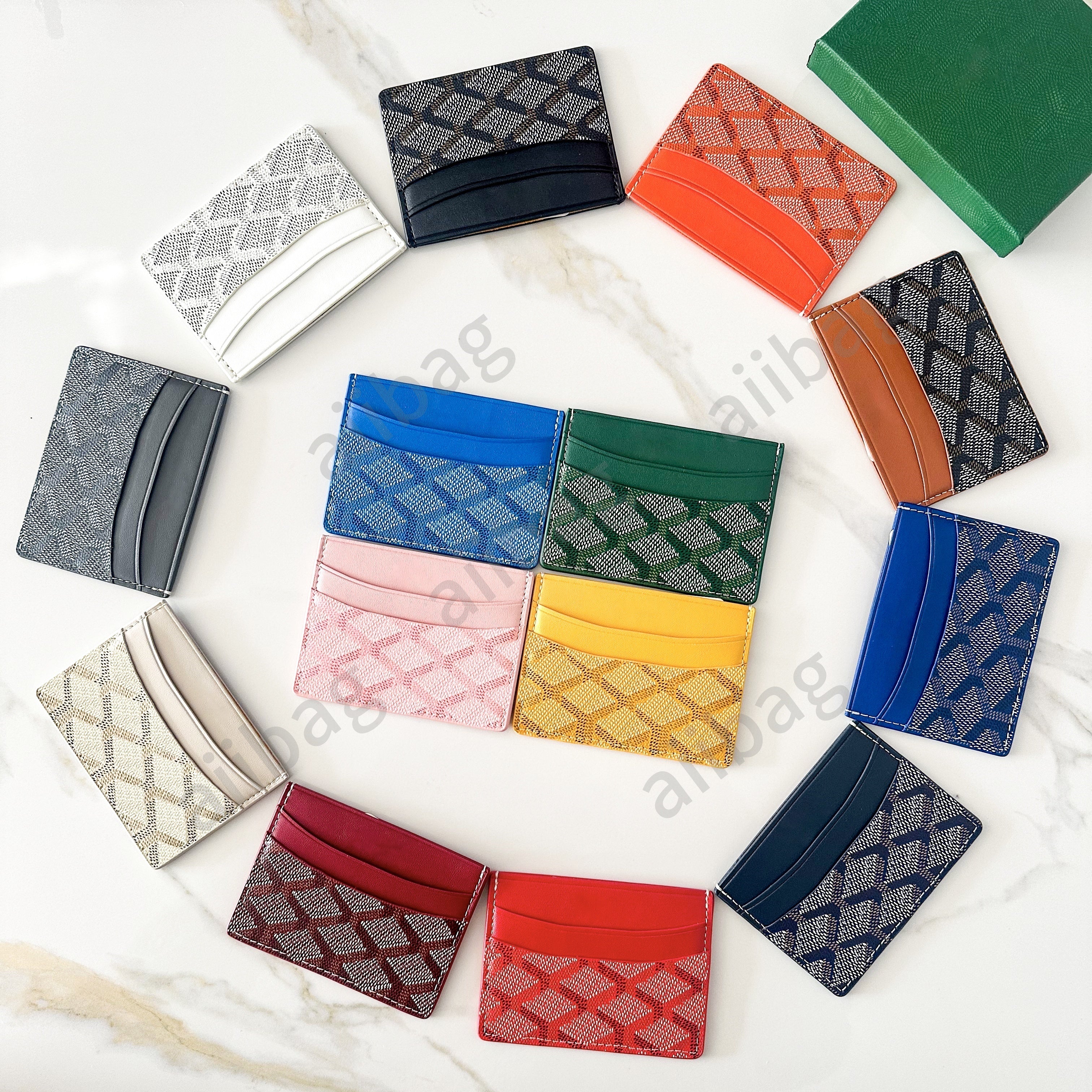 Top Genuine Leather Card Holders Designer Wallet Fashion Coin Purses Women Men Cardholder Key Pouch Passport Holders Card Wallet Mens Card Holder Ba