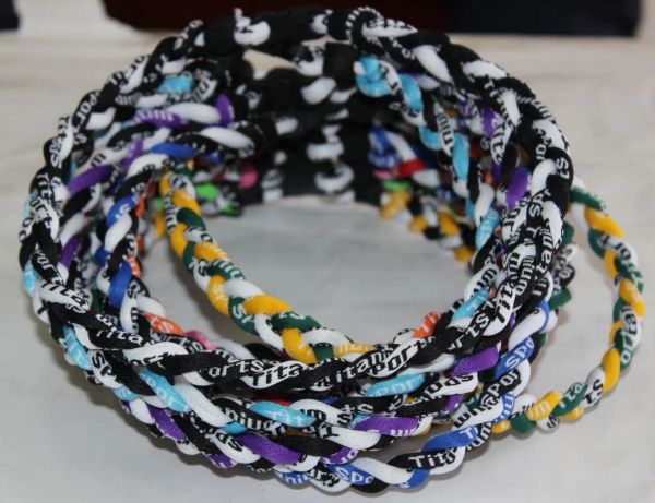 Titanium Sport Accessories art braided rope twist ropes Baseball white with red stitch sports germanium weaves all sizesZZ