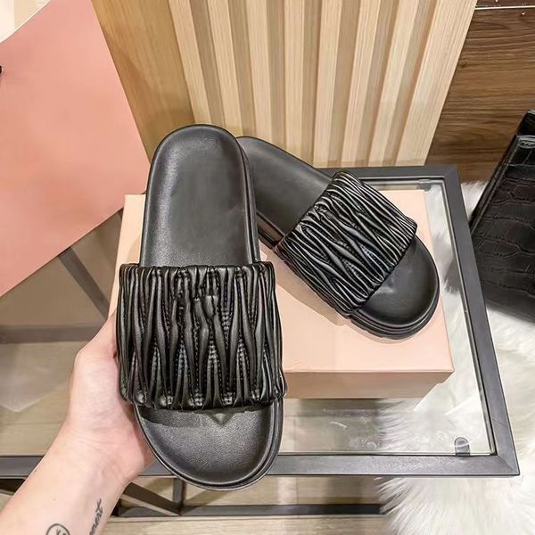 women sandals women slippers sandles designer slides new fashiona versatile casual open toed thick soled slippers luxury anti slip mules bea