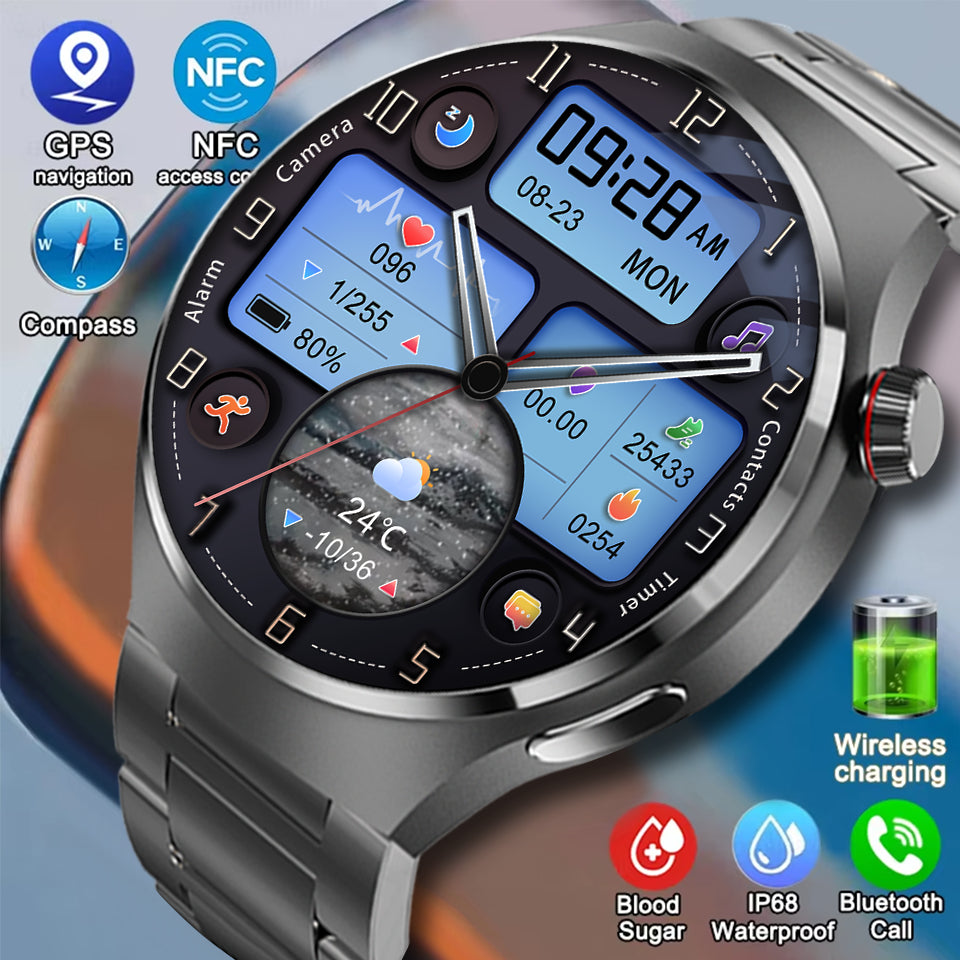 Original For Huawei WATCH GT4 Pro Smart Watch Men Women Full Touch Screen Sport Fitness SmartWatch Up to 2-Week Battery Life Men