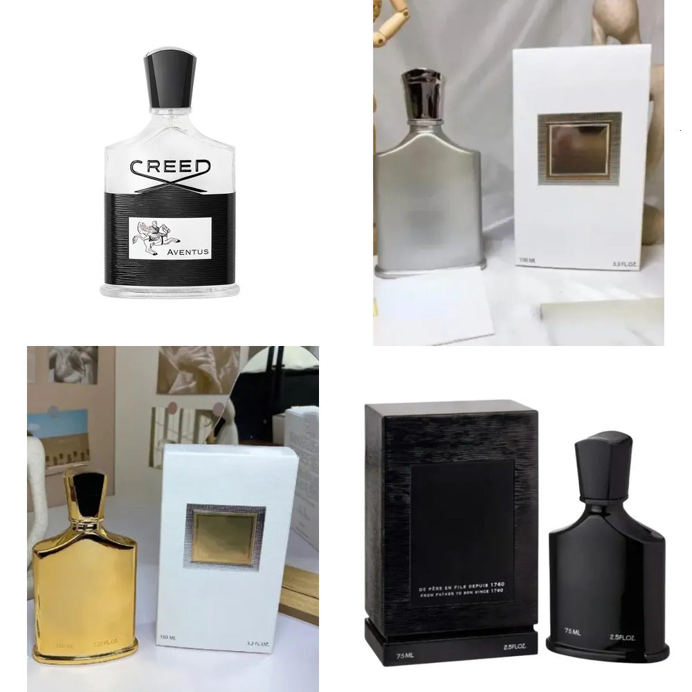 Senior Designer Body Spray Creedcologne Men Set 100Ml-3.3 Fl.Oz Long-Acting Persistent Scent With EDP Neutral Perfume Cologne High-Quality Spray Who