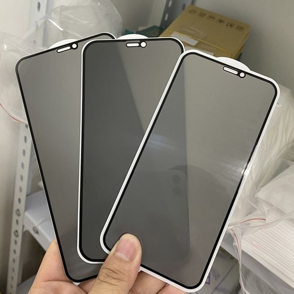 Screen Protector For iPhone 16 Pro Max 15 Plus 14 13 Mini 12 11 XS XR X 8 7 SE Privacy Tempered Glass Private Full Guard Film Explosion Curv