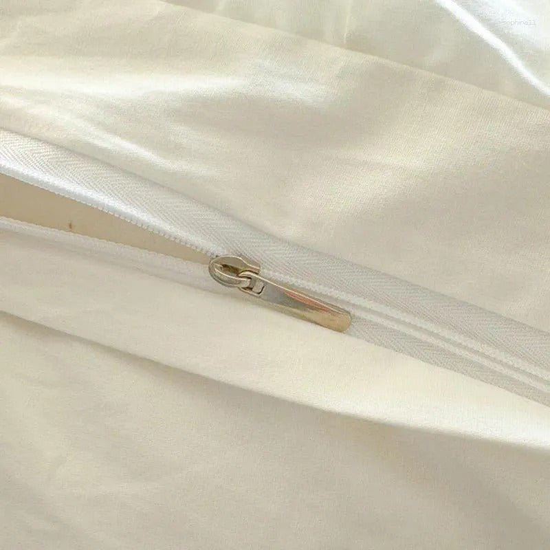 100% Cotton Pink Bedding Set Nordic Chic Duvet Cover Flat Sheet Pillowcase Soft Comforter Cover Bed Linen Boy Girl Home Textiles FYA240731