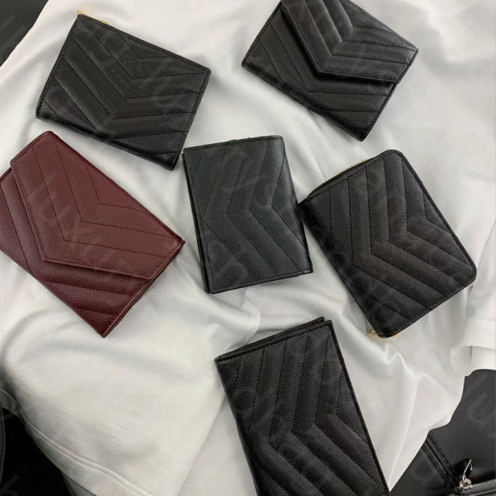 black designer wallet flap women mens wallets designers womens wallet short long men card holders luxury purse zippy keychain wallets letters purses