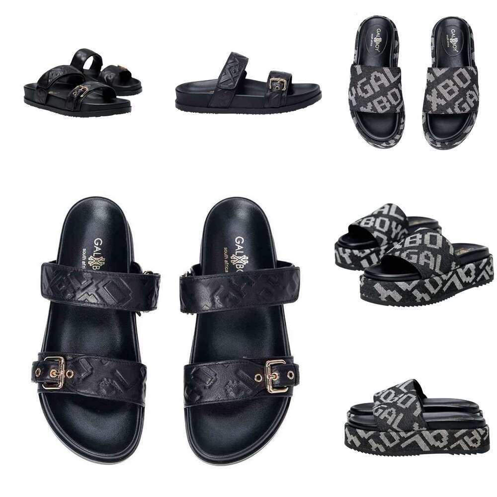 Slippers Galxboy New Womens Outdoor Casual Footwear Flat Bottom Metal Buckle South Africa Coated Canvas Beach Sandals
