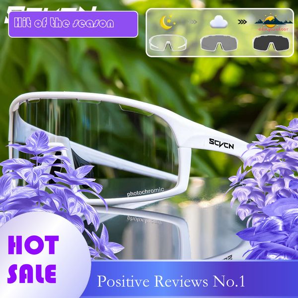 Ddmyoutdoor China Domestic New Photochromic Cycg Sunglasses Men Outdoor Sports Glasses Women Driving Bicycle Eyewear UV Hiking Goggles