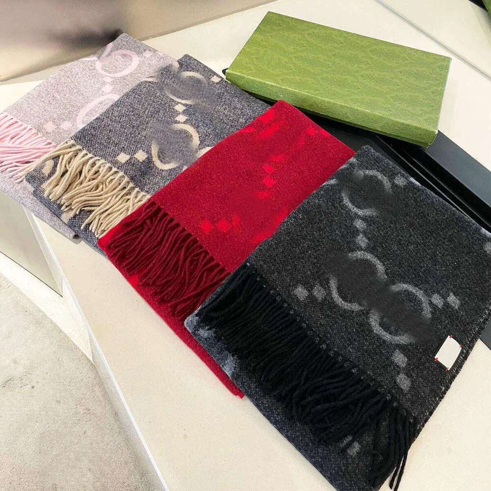 Fashion designer scarf Scarf wool scarfs Silk Thick Shawl 1 Women Winter Wram Pashmina Long Wraps Hijab with Tassel