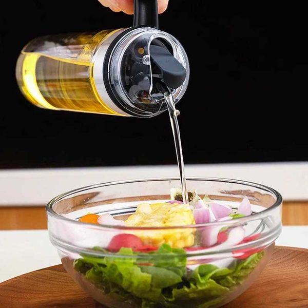 2PCS oil dispenser sauce bottle storage bottle Sp oil spray vinegar cooking condiment bottle kitchen tools Y241202