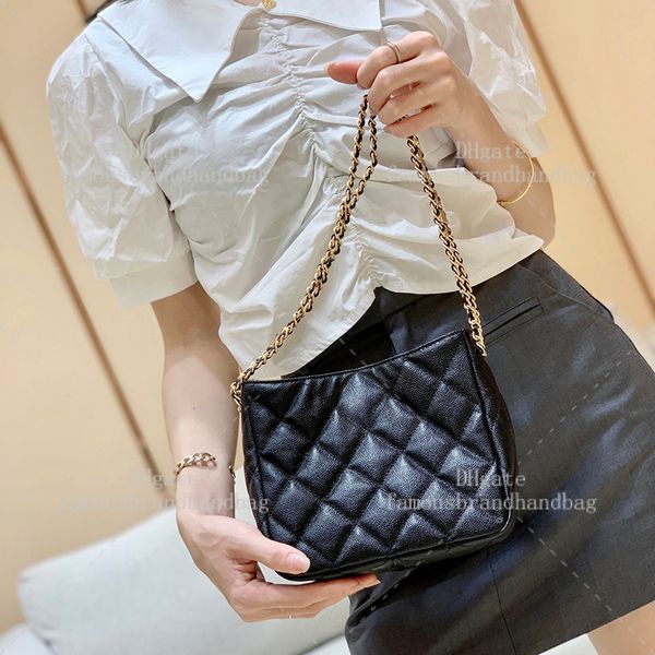 Mini Shoulder Bag 19CM Calfskin Chain Bags 20A Mirror Quality Genuine Leather Hobo Bag With Box C233