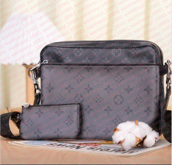 Top 3 piece Quality Messenger Bag Cross Body Wallets Leather Patchwork Men Women handbag shoulder bags designer fashion wallet phone bag Wallets pur