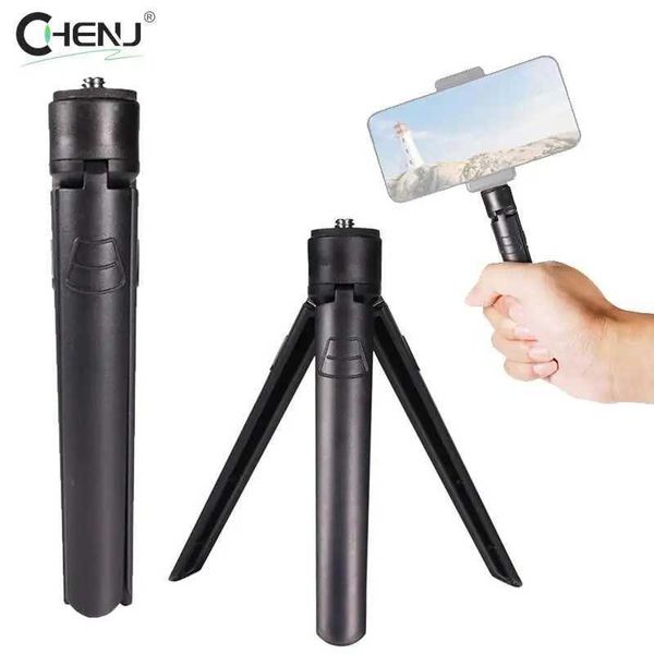 1pcs Tabletop Mini Tripod Gimbal Small Simple Stand Foldable Hand Grip For Phone Camera Stabilizer Tiny Accessories Z250116