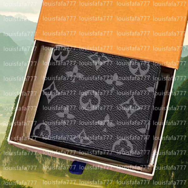 High quality Designers Luxury Leather Wallets Fashion Wallets For Men Classic Card Holders Coin Purse Famous luxurys designers bag cardholde