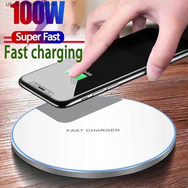 Wireless Chargers 100W wireless charger suitable for iPhone 14 13 12 11 Pro XS Max 8 X XR induction fast wireless charging pad L240910
