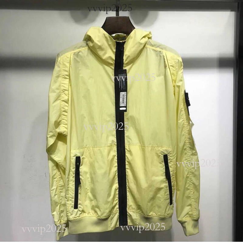 Stones Jacket Outerwear Designer Jacket Badges Topstoney Zipper Top Stoney Jacket Mens Top Oxford Breathable Portable High Street Jacket Pull 849