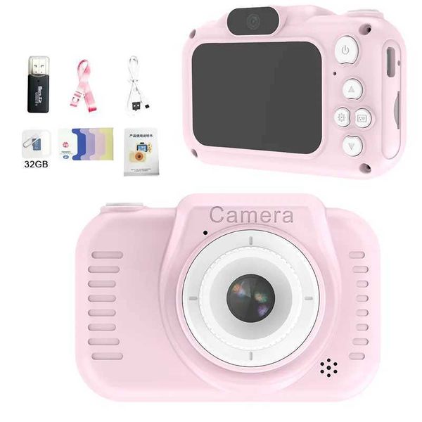 Mini Camera Kids Digital Camera CuteToy HD Camera for Kids Educational Toy Childrens Camera Toys Camera For Boy Girl Best GiftM240803